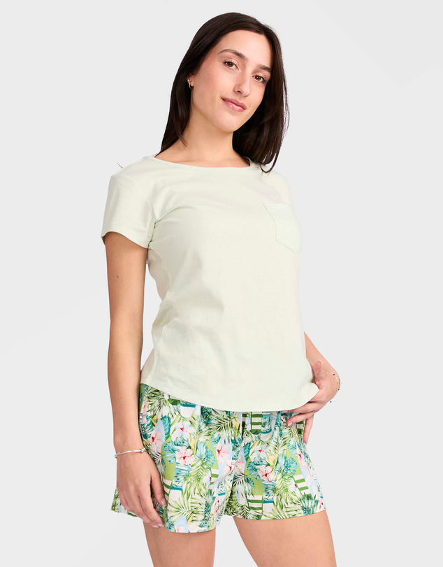Mitch Dowd - Mitchdowd Lanai Shorty Cotton Pyjama Set