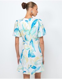 AERE - Kira Linen Mini Dress