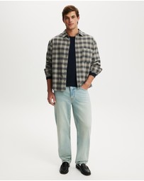 Cotton On - Cropped Fit Textured Long Sleeve T-Shirt