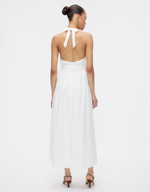 Minima Esenciales - Thalia Halter Midi Dress
