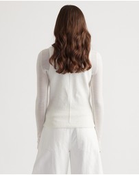 Decjuba - Tyla Fluffy Knit Tank