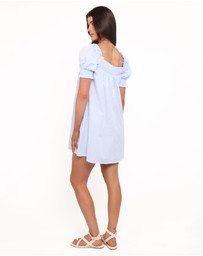 Petal & Pup - Kennedy Smock Mini Dress - Blue Gingham