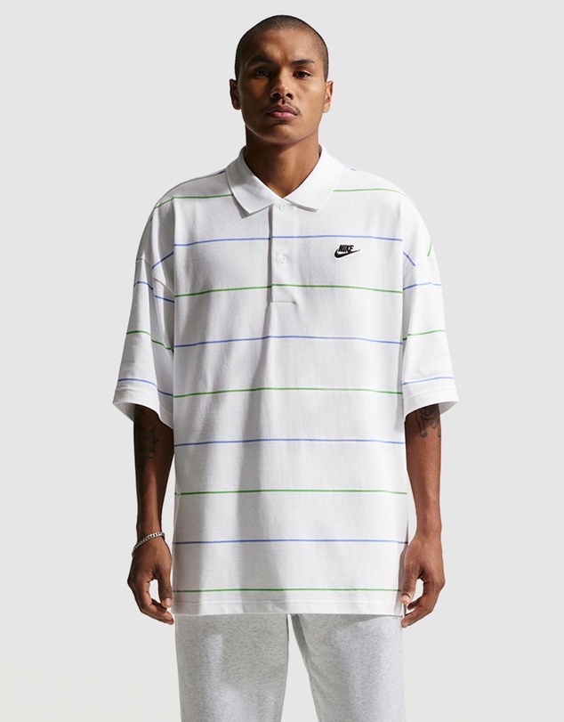 Nike - Sportswear Club Oversized Striped Polo