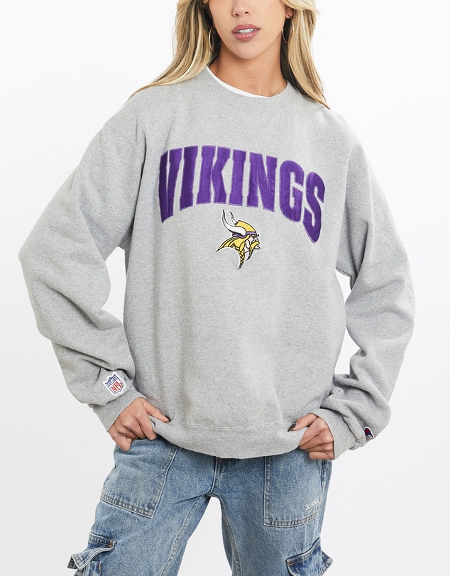 Vintage by The Real Deal - Pre Loved - Vintage Champion NFL Minnesota Vikings Sweatshirt