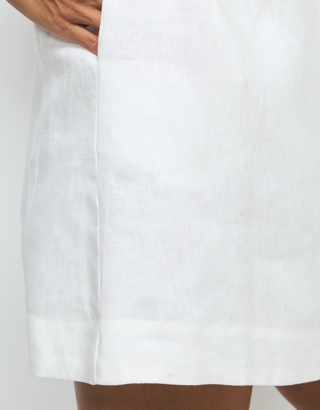AERE - Tansy Linen Mini Dress