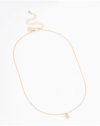 Lovisa - Gold Plated Cubic Zirconia Letter S Necklace