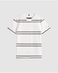 Tommy Hilfiger - Essential Embossed Logo Jersey T-Shirt - Teens