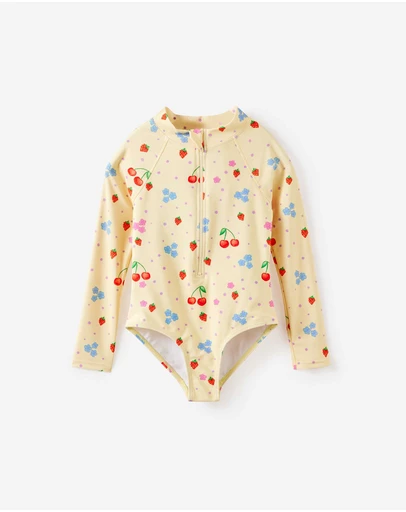 Cotton On Kids - Long Sleeve One Piece Swimsuit