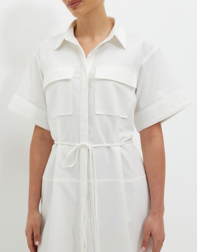 Calli - Seamed Midi Dress