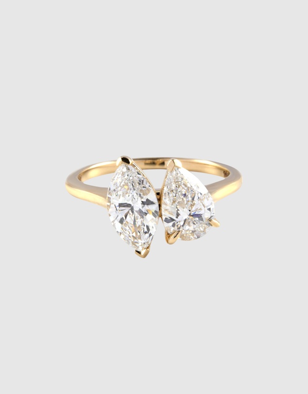 Von Treskow - Twin Flame Ring (2.00ct lab diamonds)