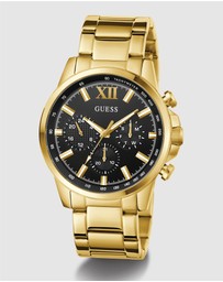GUESS - GUESS Men's Gold Tone Multi-function Watch