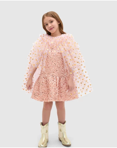 Seed Heritage - Heart Layered Tulle Cape