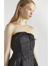 Glamorous - Bandeau button down mini dress