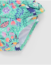 Purebaby - Printed Long Sleeve Rashie Set- Kids-Babies