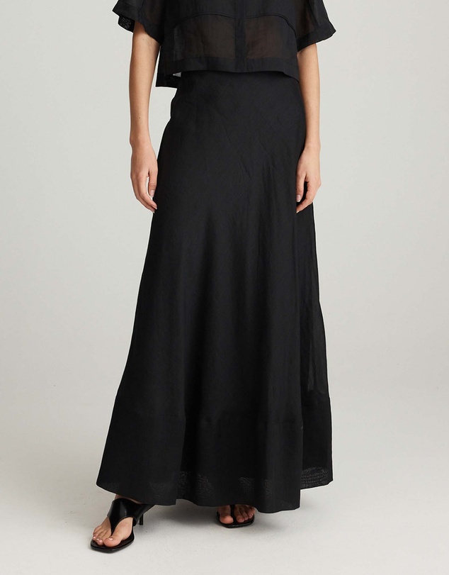 Mattir - Aire Circle Skirt Black