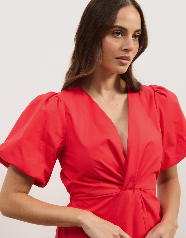 Atmos&Here - Cole Cotton Poplin Mini Dress