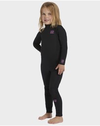 Billabong - Girls 2 to 6 3/2mm Foil Backzip Wetsuit