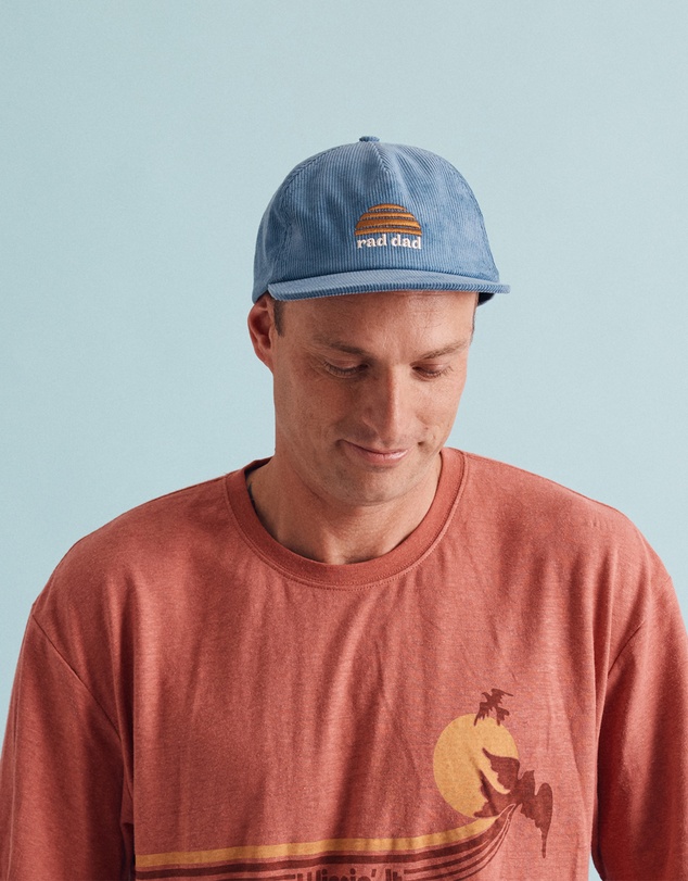 Banabae - Rad Dad and Rad Kid Cord Cap Bundle - Denim Blue
