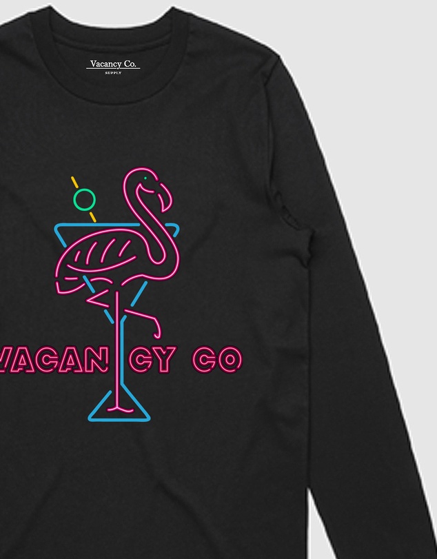 Vacancy Co - Flamingo Club Long Sleeve - Youth