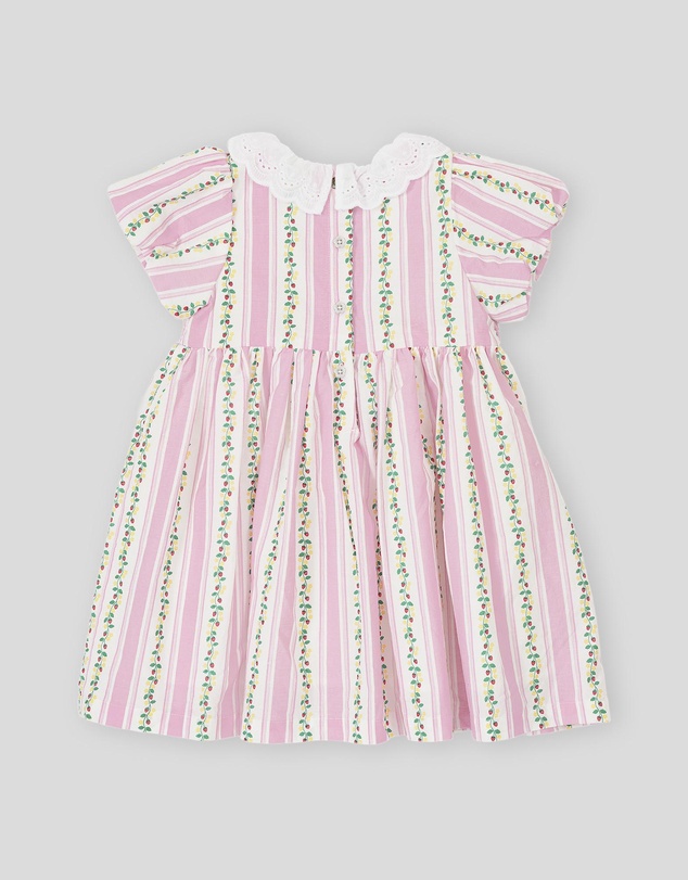 Goldie + Ace - Antique Stripe Strawberry Flo Smocked Dress