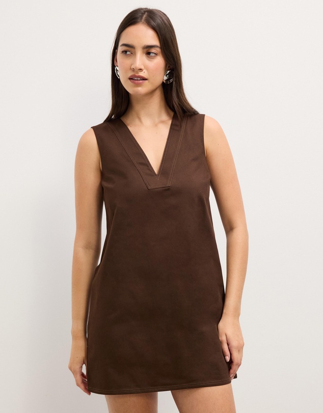 The Fated - Alba V-Neck Mini Dress