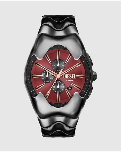Diesel - Mercurial Gun-Metal Chronograph Watch