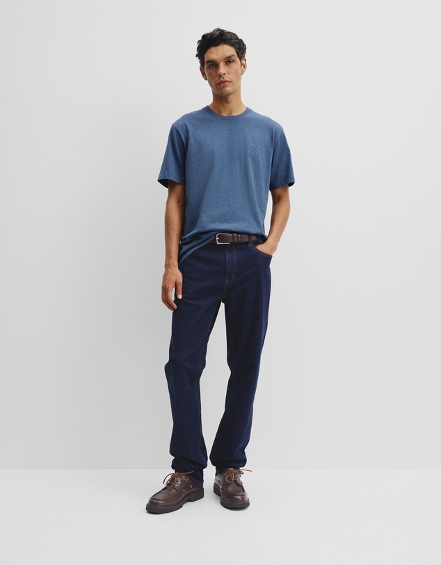 Country Road - Brushed Melange Cotton T-shirt