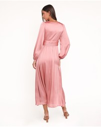 Petal & Pup - Bethanny Long Sleeve Maxi Dress - Rose