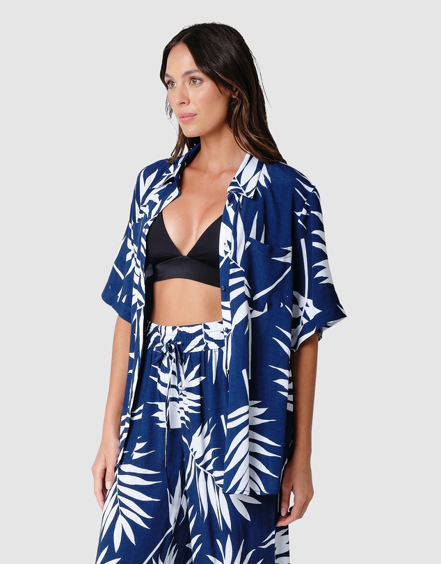 UNE PIECE - Short Sleeve Button-Up Shirt