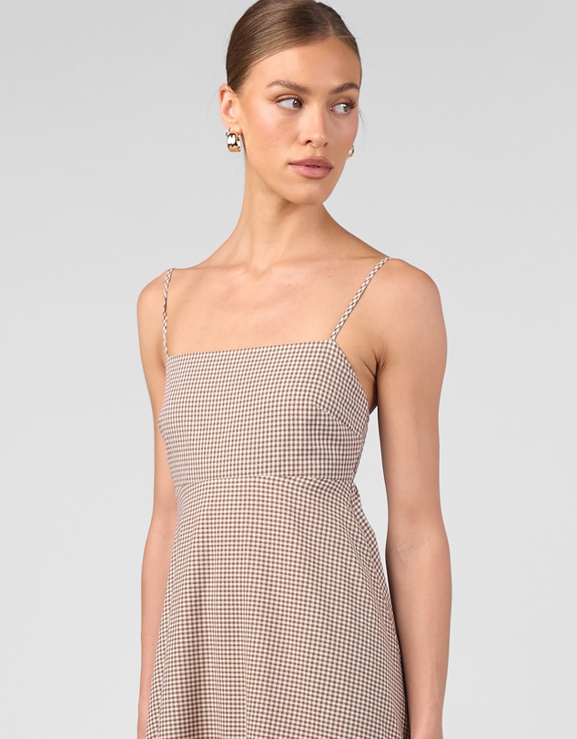 MVN - Gingham Maxi Dress