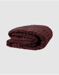 Bambury - Lattice Sherpa Fleece Blanket