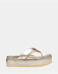 Steve Madden - Blackout Gold Sandals