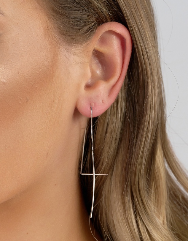Izoa - Evie thread Earrings