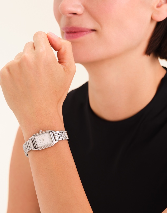 Rosefield - Ivy White Silver-Tone Bracelet Watch