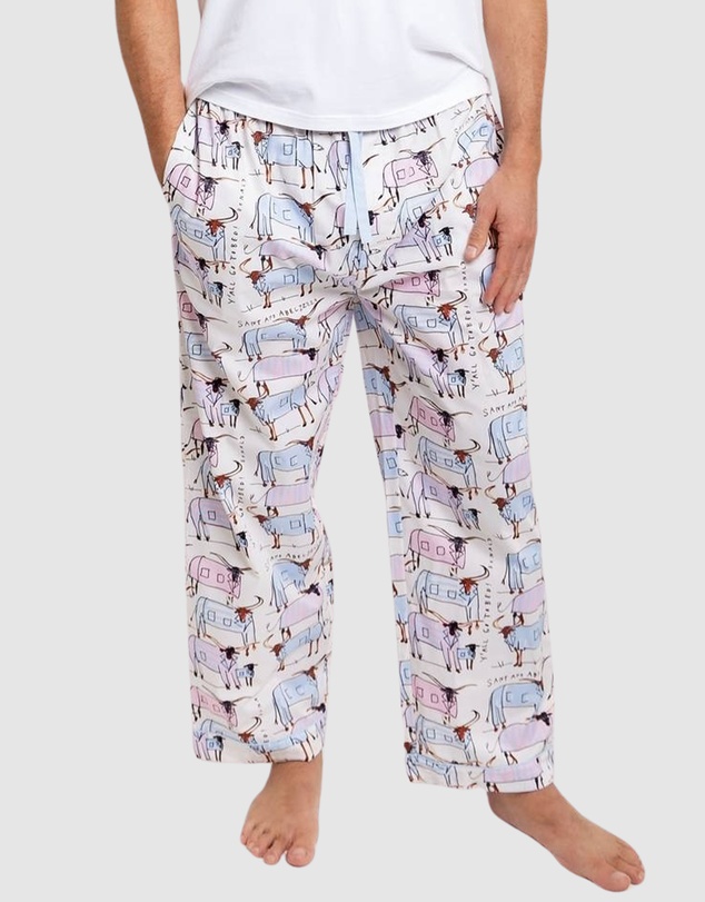 Sant And Abel - Men's Drawbertson Longhorns PJ Pants