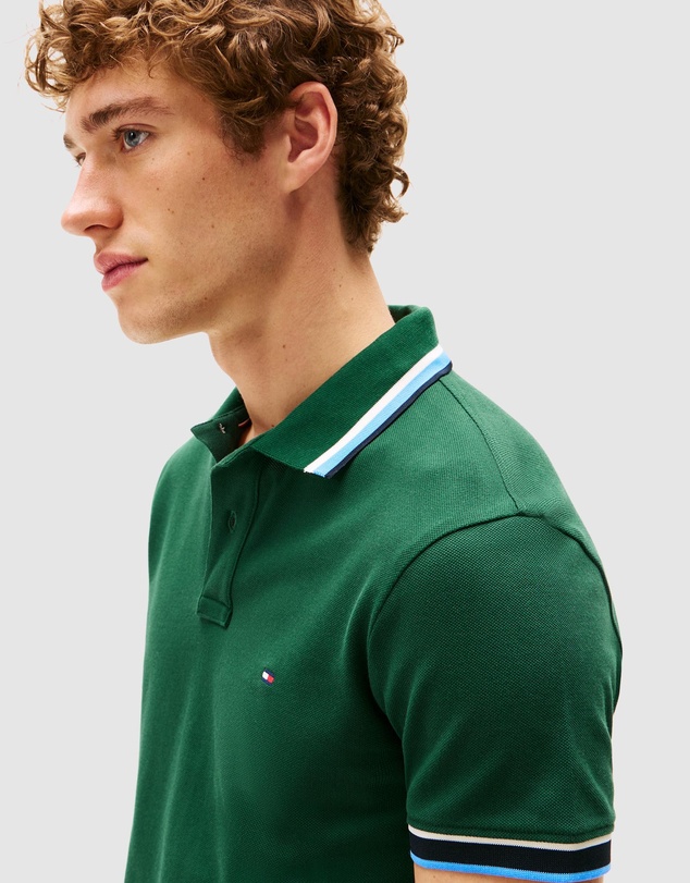 Tommy Hilfiger - Cuff Interest Slim Fit Polo
