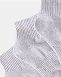 Cotton On Body Active - 3-Pack Body Quarter Crew Socks