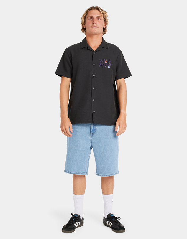 Volcom - Mens Featured Artist Ozzy Woven Short Sleeve Shirt