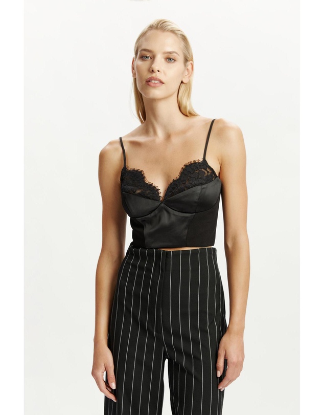 Bardot - Katana Lace Detail Bustier