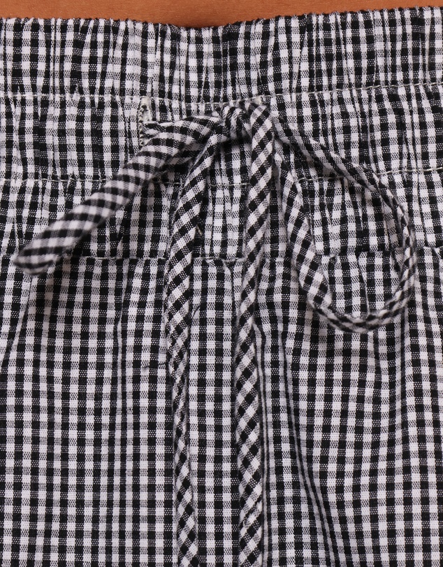 Petal & Pup - Luna Skirt Set - Black White Gingham