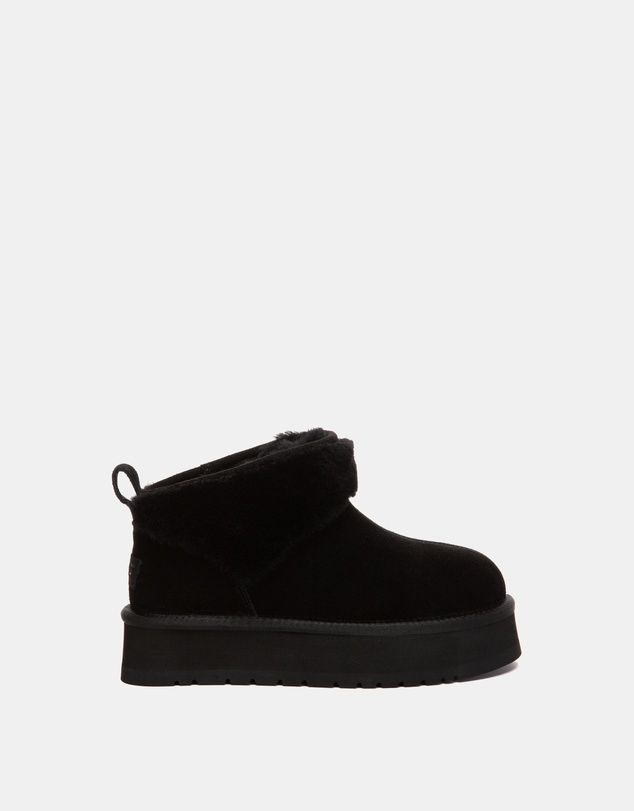 EVERAU - Australian Shepherd Ugg Eirwen Platform Cow Suede Upper UGG Boots