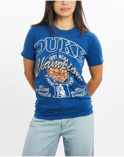 Vintage by The Real Deal - Pre Loved - Vintage 1991 NCAA Duke Blue Devils Tee
