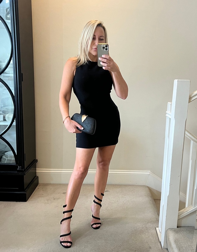Izoa - Rebecca Clutch Black Vegan Leather