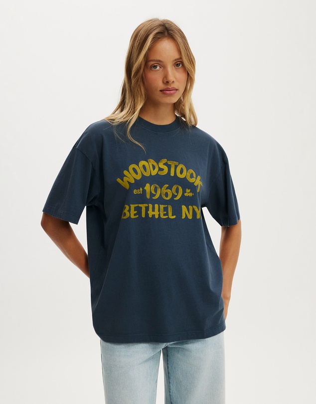Cotton On - The Lcn Music Boxy Graphic Tee