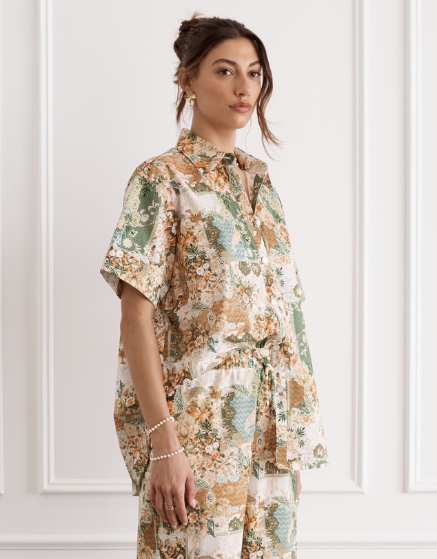 Heaven Australia - Mosaic Bianca Cuban Shirt