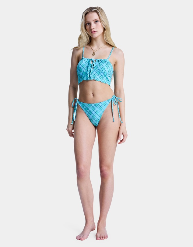 Roxy - Womens Printed Essentials Hi Leg Tanga Bikini Bottom