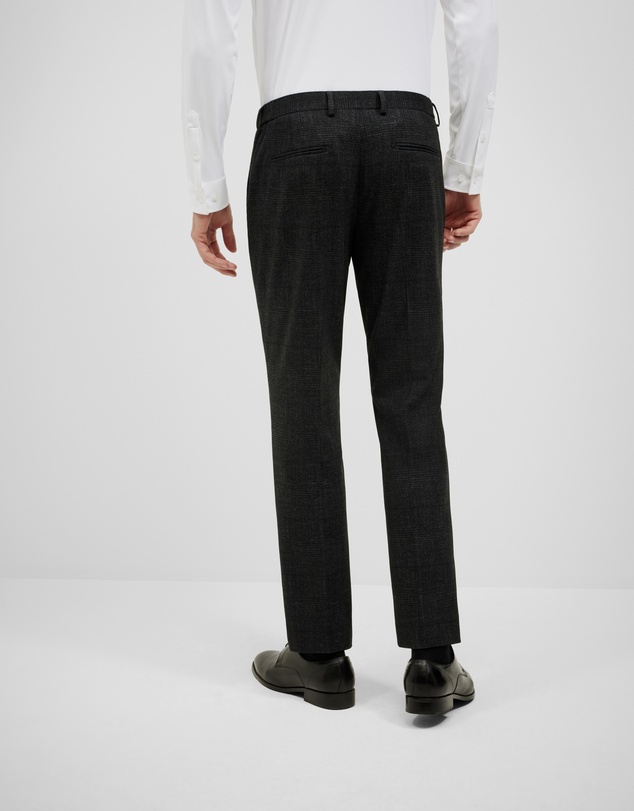 Politix - Travel Performance Jersey Check Tailored Pant