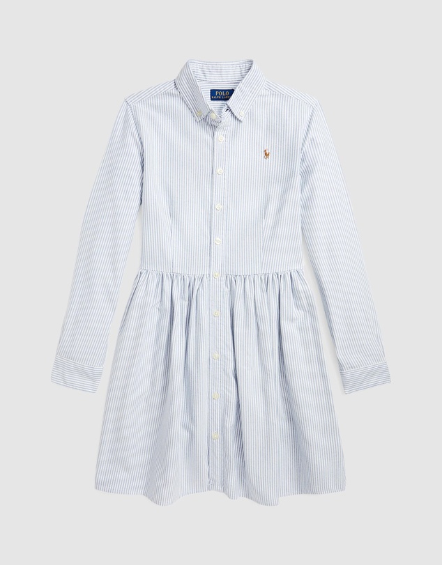 Polo Ralph Lauren - Striped Cotton Oxford Shirtdress (7YRS-16YRS)