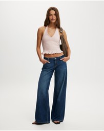 Cotton On - Indigo Halter Top