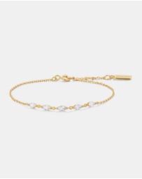 Ania Haie - Gold Quintet Marquise Bracelet